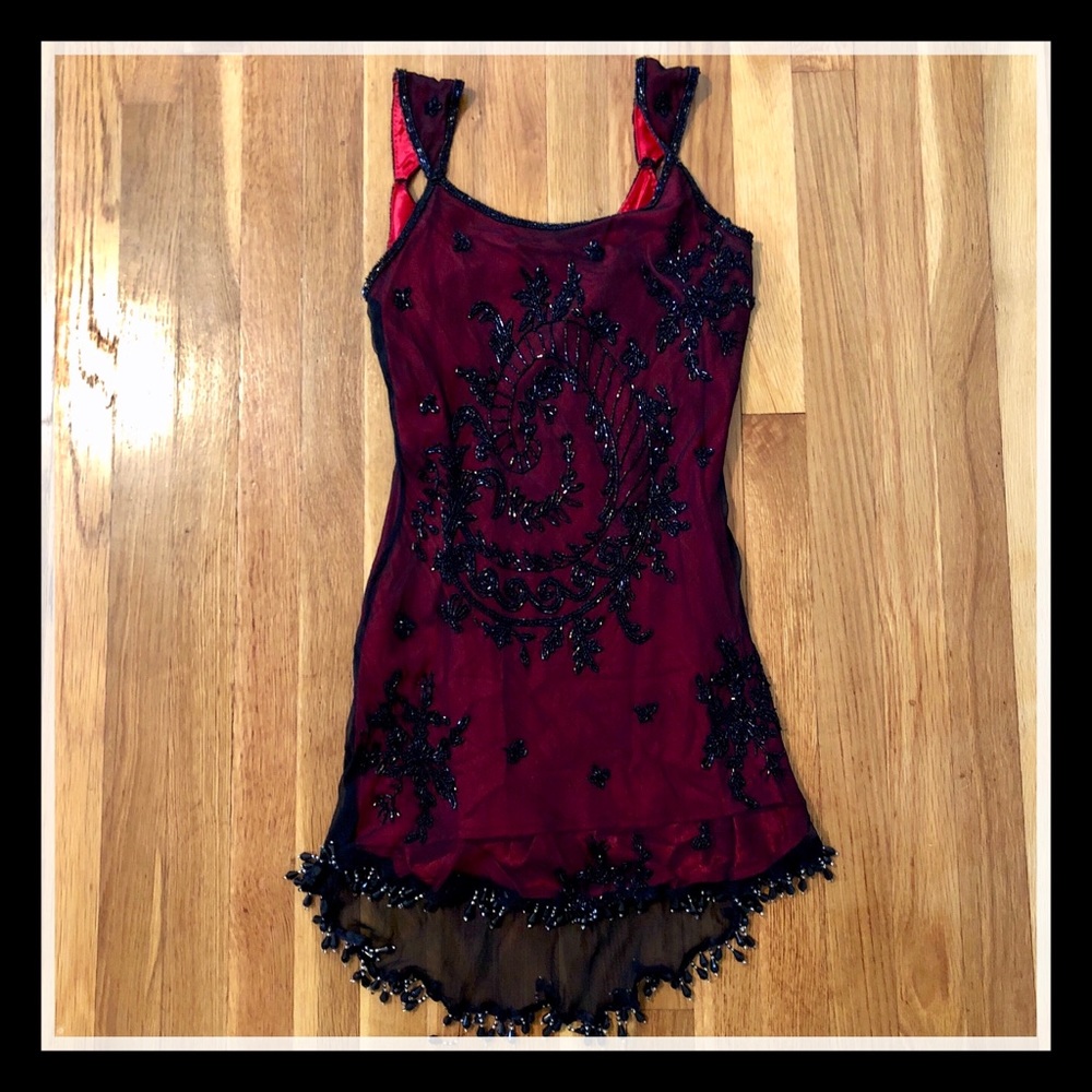 Flapper beaded mini